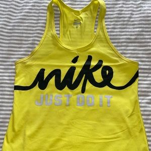 Yellow Nike Tank